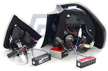 BMW E90 03.05-08.08 RÖDA RÖKTONADE LED BAKLAMPOR