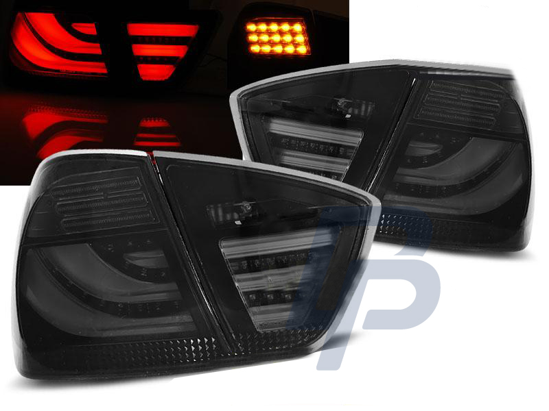 BMW E90 03.05-08.08 SMOKE BLACK LED TAILLIGHTS BAR - 4