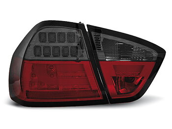 BMW E90 03.05-08.08 RÖDA RÖKTONADE LED BAKLAMPOR