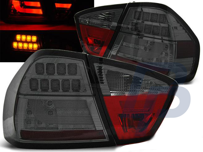 BMW E90 03.05-08.08 SMOKE LED TAILLIGHTS BAR - 2