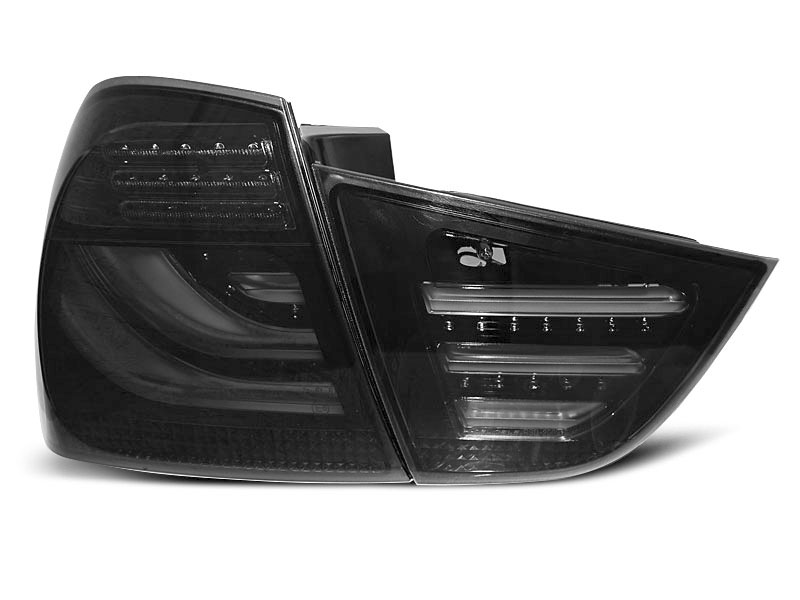 BMW E90 09-11 SMOKE BLACK LED TAILLIGHTS BAR