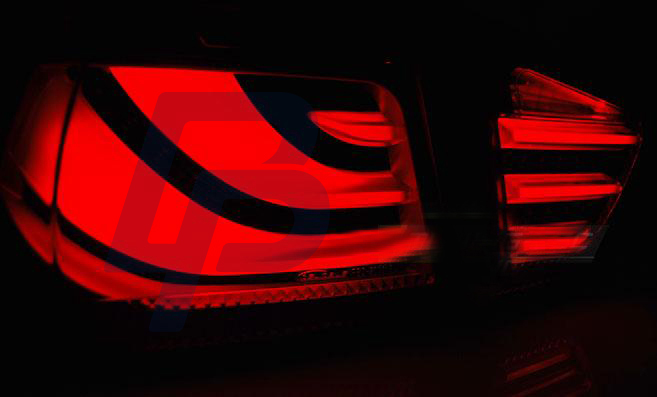 BMW E90 09-11 SMOKE BLACK LED TAILLIGHTS BAR - 5