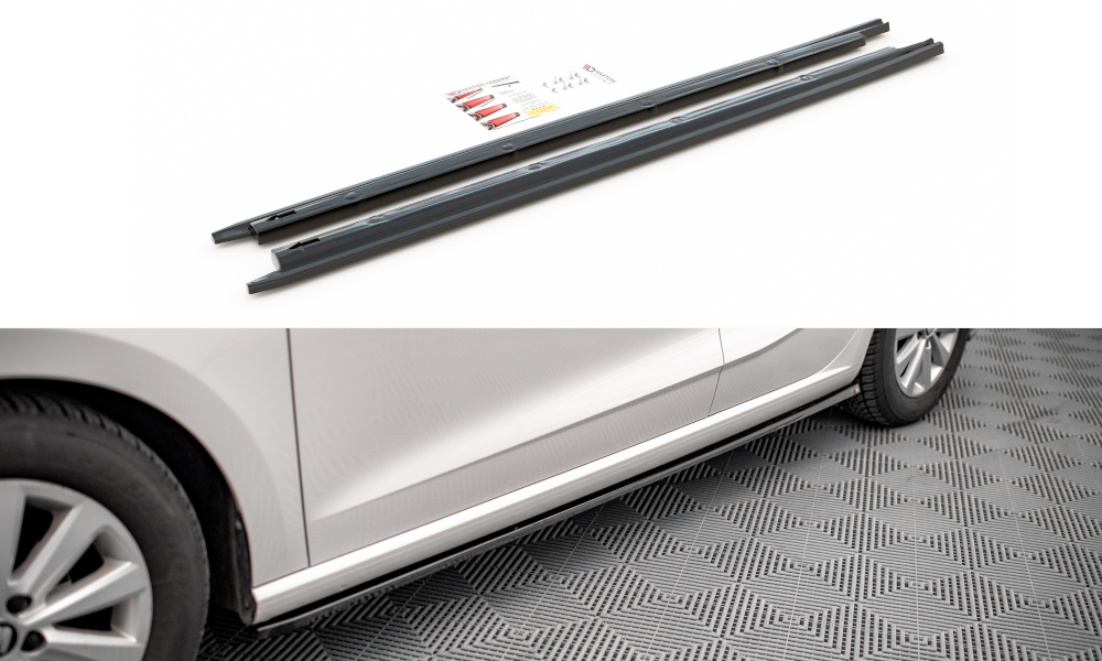 Side Skirts Diffusers V.1 Seat Ibiza FR / Standard Mk5