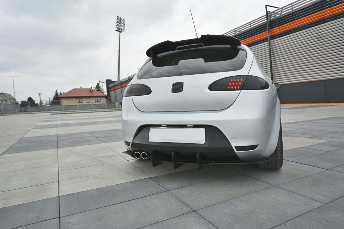 Rear Diffuser & Rear Side Splitters V.2 Seat Leon MK2 Cupra/fr (2005-2012) - 4