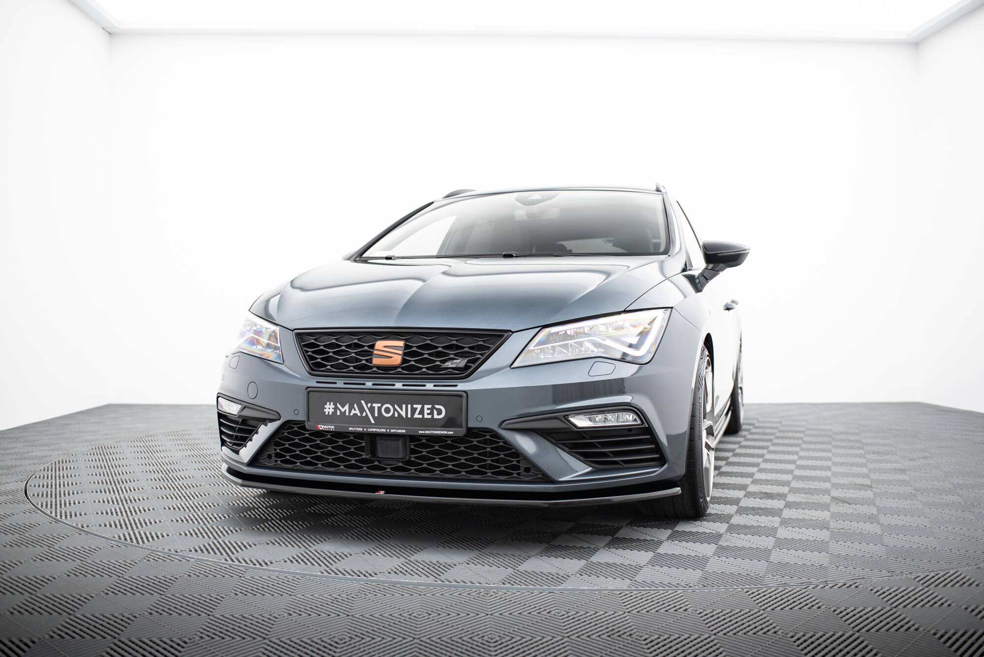 Front Splitter V.1 Seat Leon Cupra / FR Mk3 FL - 3