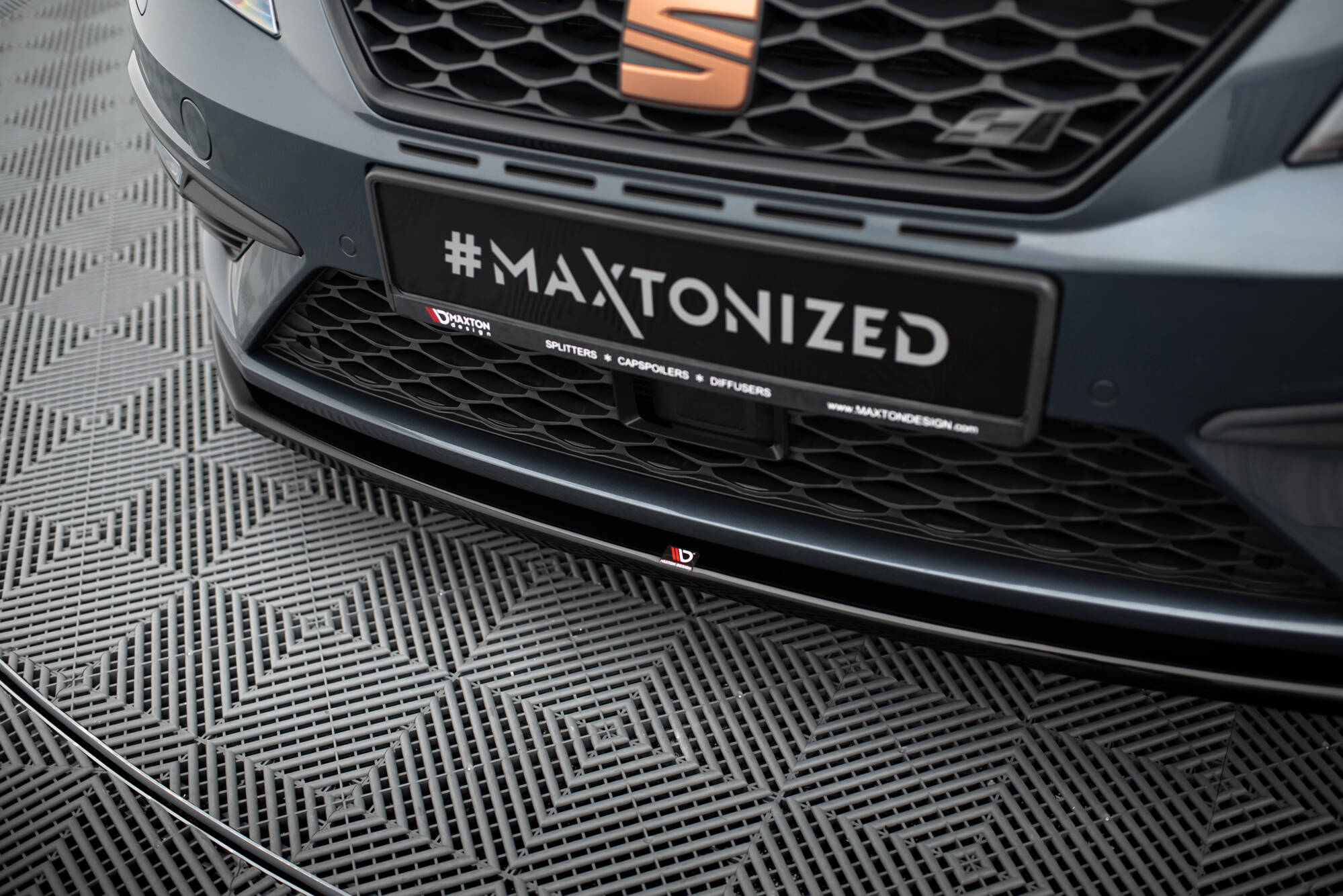 Front Splitter V.1 Seat Leon Cupra / FR Mk3 FL - 4