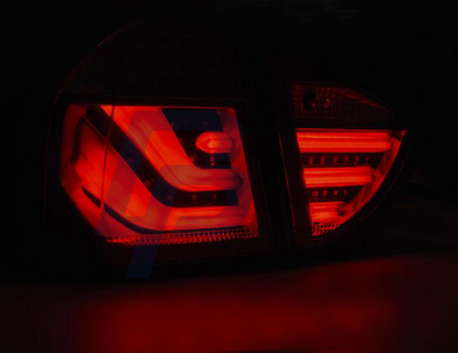 BMW E91 05-08 SMOKE BLACK LED TAILLIGHTS BAR - 3