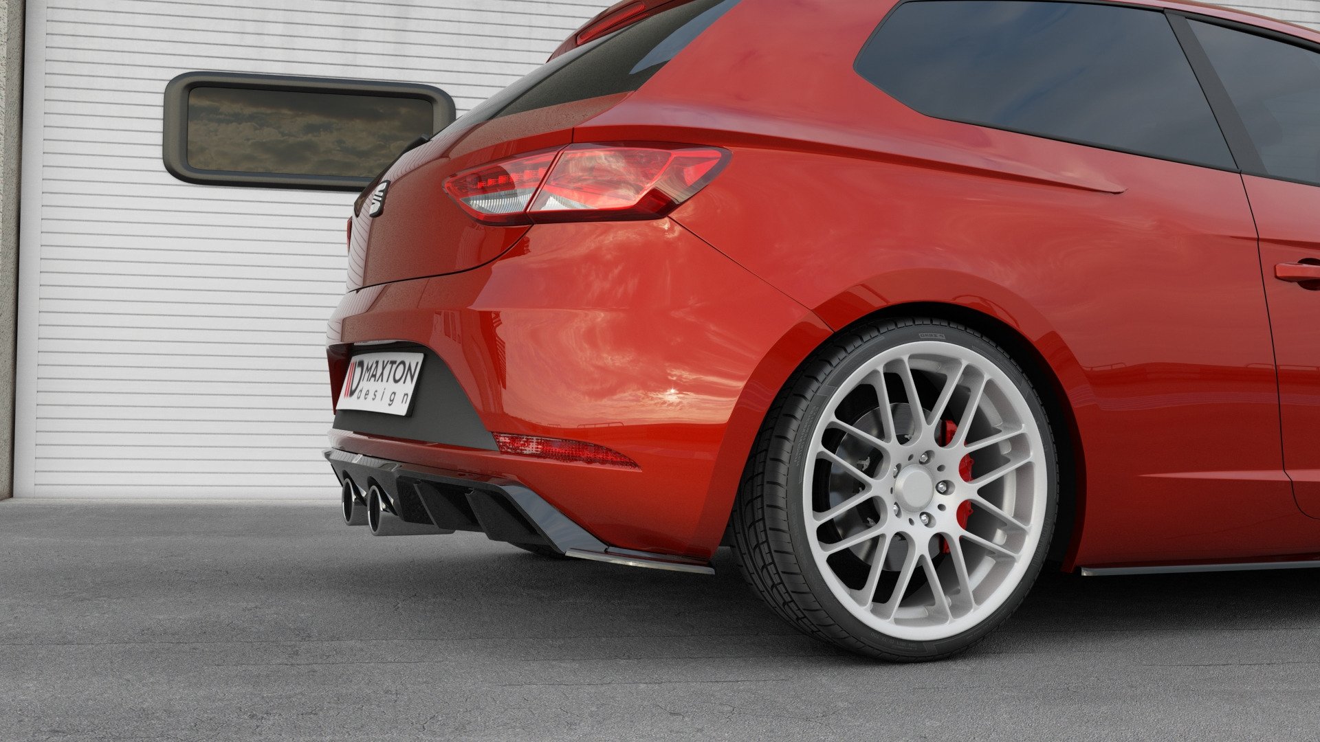 Rear Valance V.2 Seat Leon MK3 Cupra Facelift (2017-) - 5