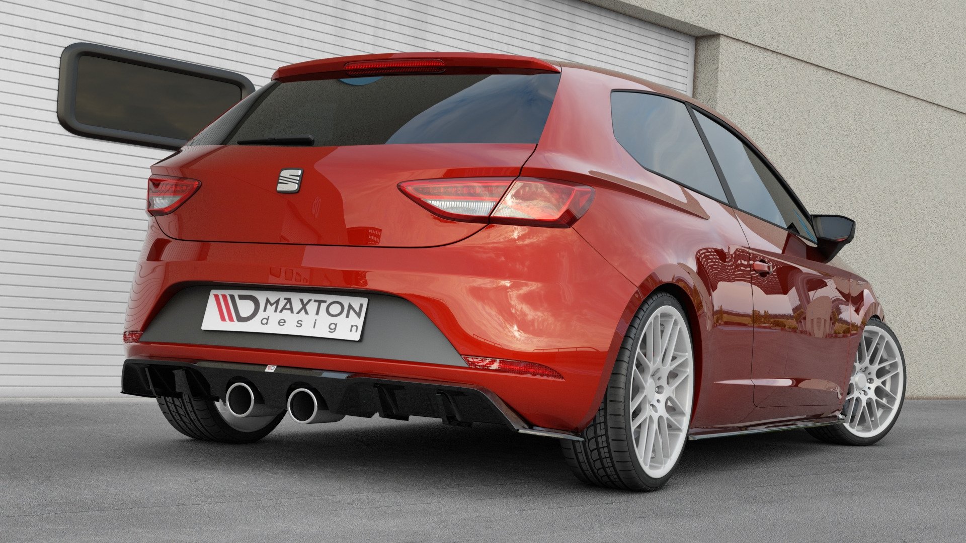 Rear Valance V.2 Seat Leon MK3 Cupra Facelift (2017-) - 4