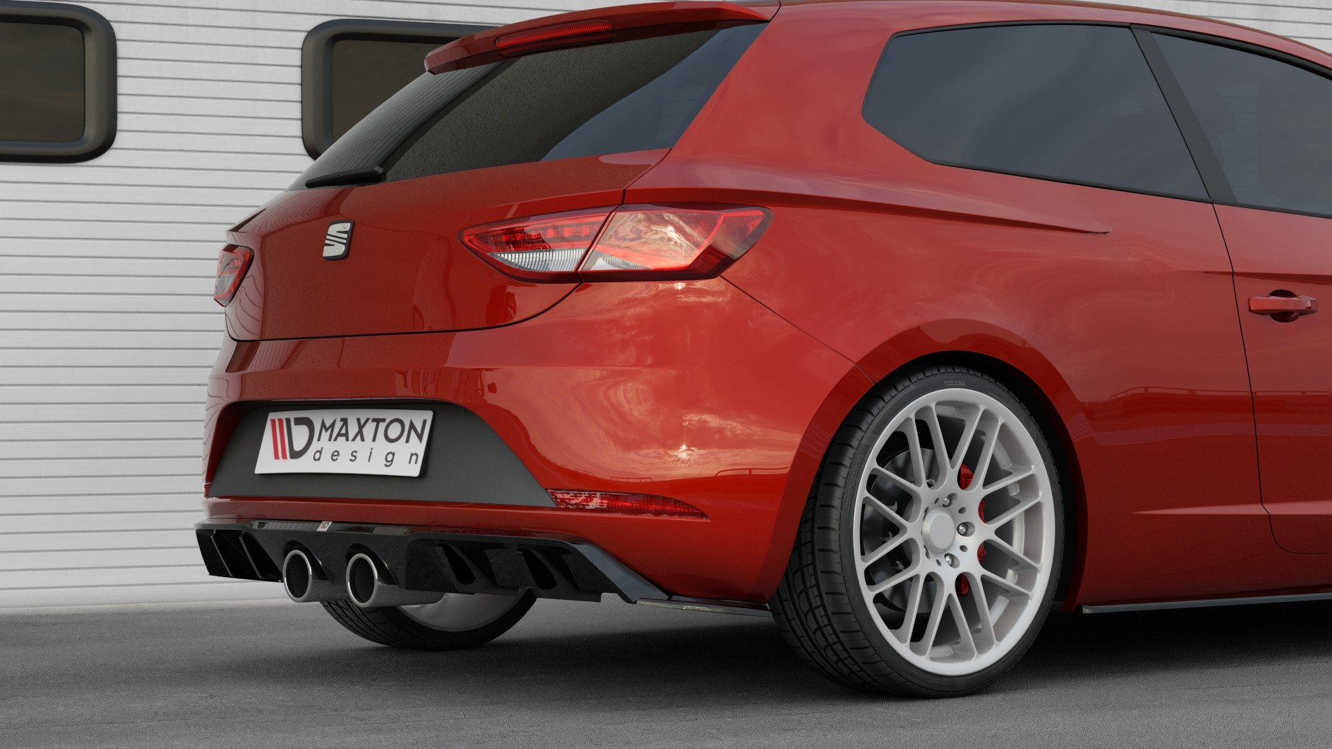 Rear Valance V.2 Seat Leon MK3 Cupra Facelift (2017-) - 2