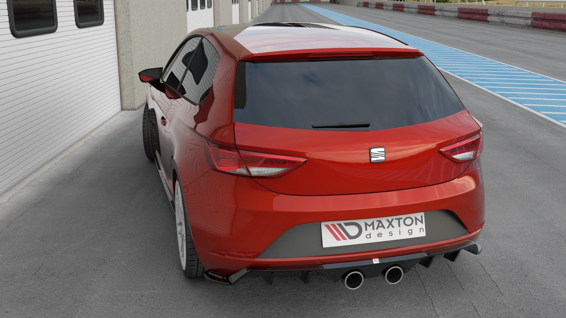 Rear Valance V.2 Seat Leon MK3 Cupra Facelift (2017-) - 3