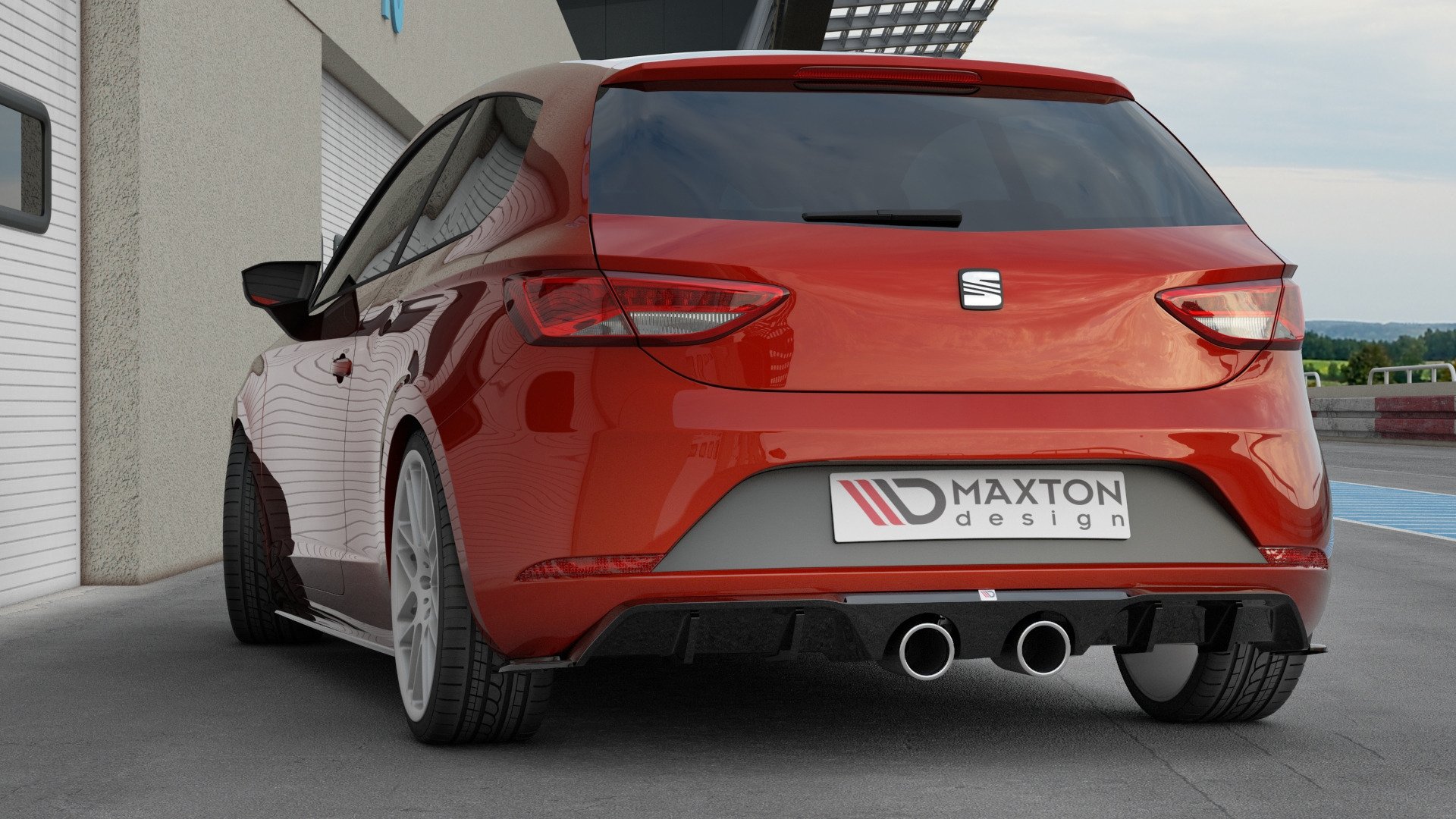Rear Valance V.2 Seat Leon MK3 Cupra Facelift (2017-)