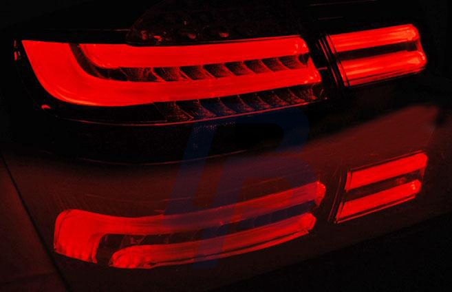 BMW E92  09.06-03.10 RED WHITE LED TAILLIGHTS BAR - 4