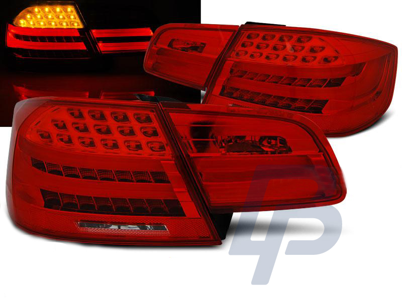 BMW E92  09.06-03.10 RED WHITE LED TAILLIGHTS BAR - 6