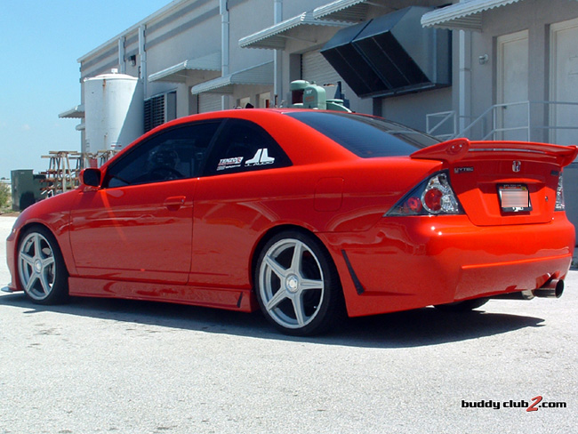 HONDA CIVIC 01-05 COUPE ZEN/BUDDYCLUB2 REAR BUMPER [AIT] - 2