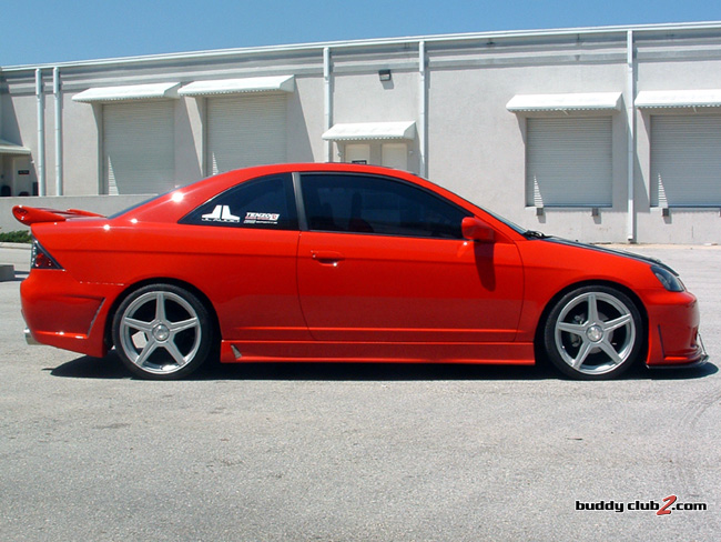 HONDA CIVIC 01-05 COUPE ZEN/BUDDYCLUB2 SIDESKIRTS [AIT] - 2