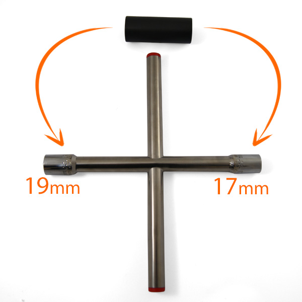 17/19 REVERSIBLE INOX WRENCH - 2