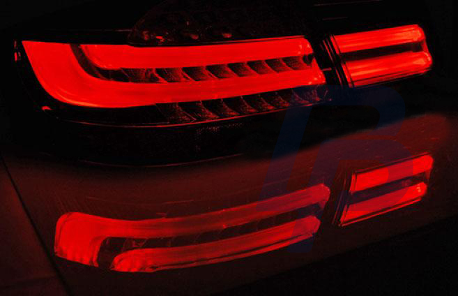 BMW E92  09.06-03.10 RED SMOKE LED TAILLIGHTS BAR - 6