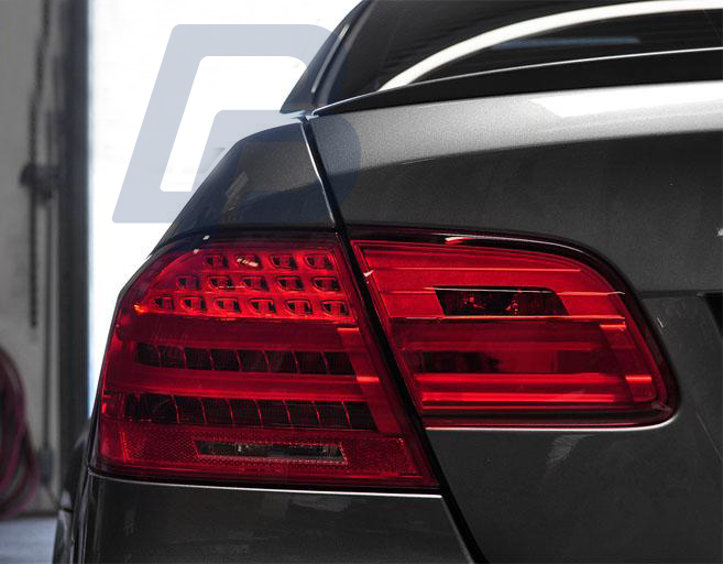 BMW E92  09.06-03.10 RED SMOKE LED TAILLIGHTS BAR - 2