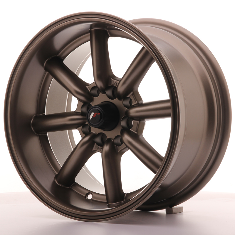 JAPAN RACING JR19 15X8 ET0 4X100/114 MATT BRONZE