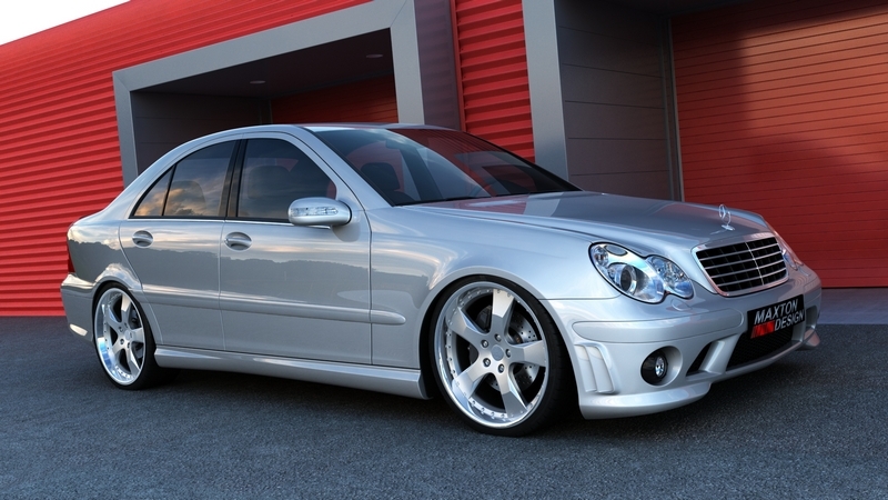 FRÄMRE STÖTFÅNGARE MERCEDES C W203 < AMG 204