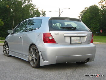 HONDA CIVIC 01-05 3D ZEN/BUDDYCLUB2 REAR BUMPER [AIT]