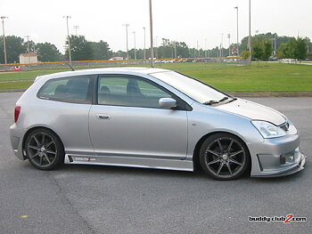 HONDA CIVIC 01-05 3D ZEN/BUDDYCLUB2 SIDESKIRTS [AIT]