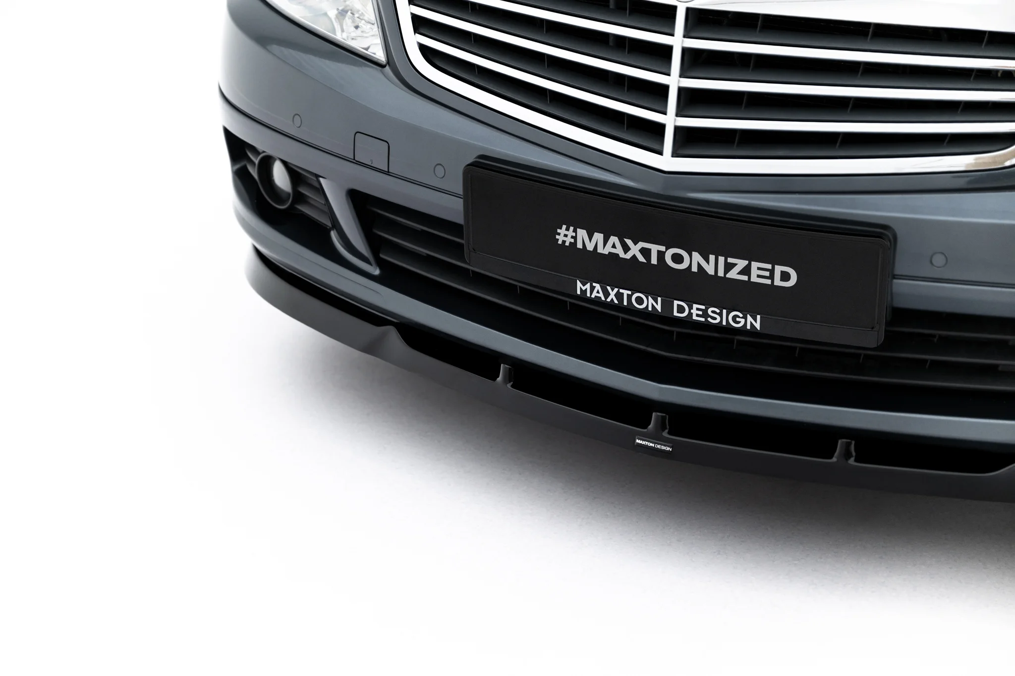 FRONT SPLITTER SUITABLE FOR MERCEDES-BENZ C SEDAN / ESTATE W204 / S204 – MAXTON DESIGN - 4