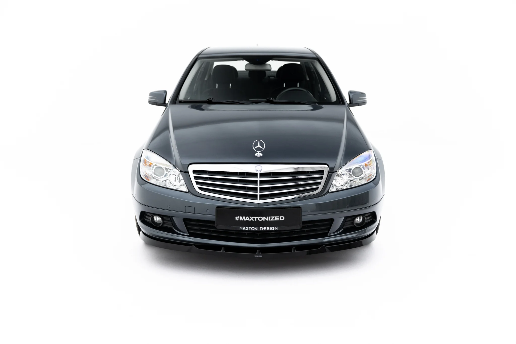 FRONT SPLITTER SUITABLE FOR MERCEDES-BENZ C SEDAN / ESTATE W204 / S204 – MAXTON DESIGN - 5
