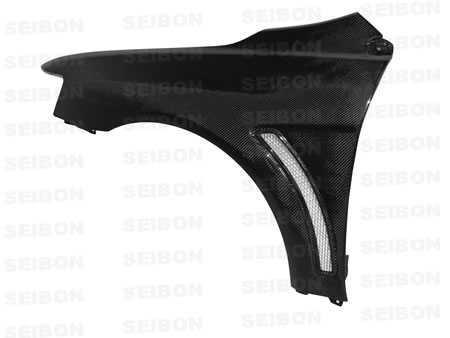 MITSUBISHI EVO X 08+ SEIBON CARBON FRONT FENDERS 10MM