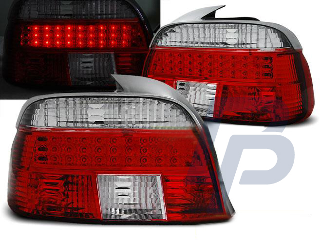 BMW E39 09.95-08.00 RED WHITE LED TAILLIGHTS - 2