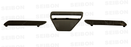 MITSUBISHI EVO X 08+ SEIBON OEM CARBON HOODSCOOP - 2