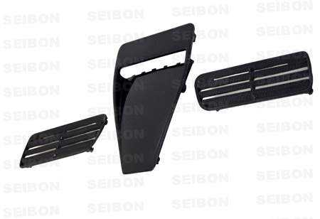 MITSUBISHI EVO X 08+ SEIBON OEM CARBON HOODSCOOP