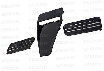 MITSUBISHI EVO X 08+ SEIBON OEM CARBON HOODSCOOP