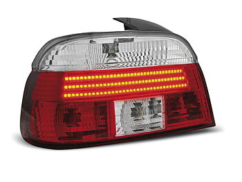 BMW E39 09.95-08.00 RÖD/VITA LED BAKLAMPOR