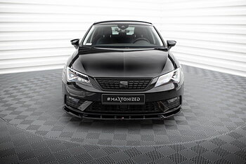 FRONT SPLITTER V.1 SUITABLE FOR SEAT LEON MK3 FACELIFT – MAXTON DESIGN