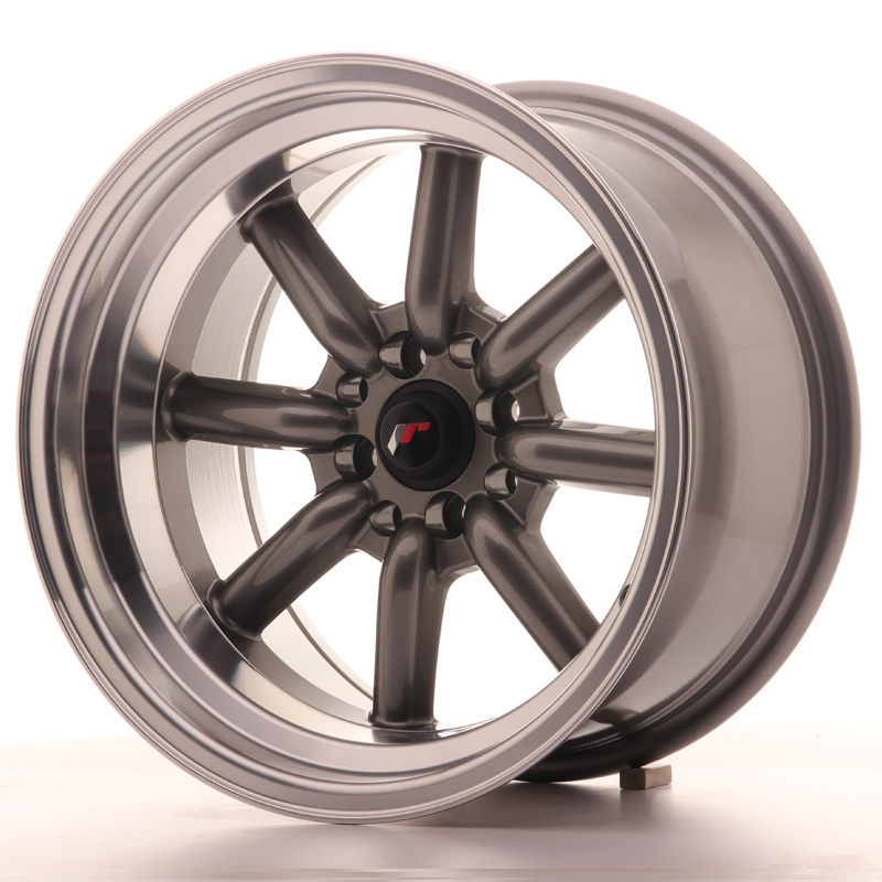 JAPAN RACING JR19 16X9 ET-15 4X100/114 GUN METAL