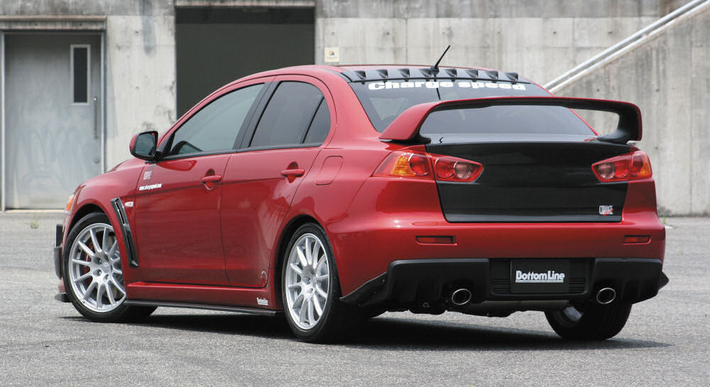 MITSUBISHI EVO X CHARGESPEED SIDESKIRTS BOTTOMLINE - 2