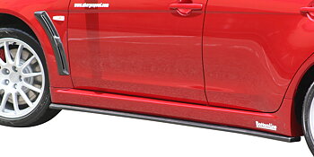 MITSUBISHI EVO X CHARGESPEED SIDESKIRTS BOTTOMLINE