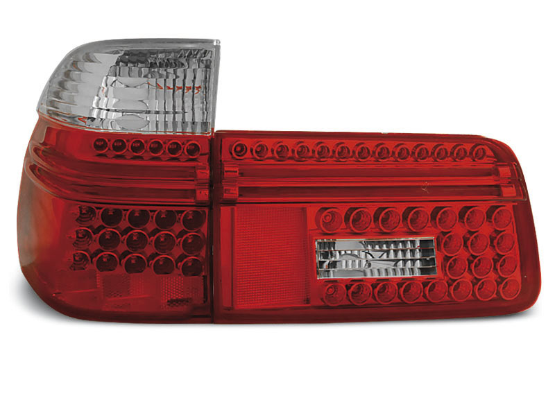 BMW E39 97-08.00 TOURING RED WHITE LED TAILLIGHTS