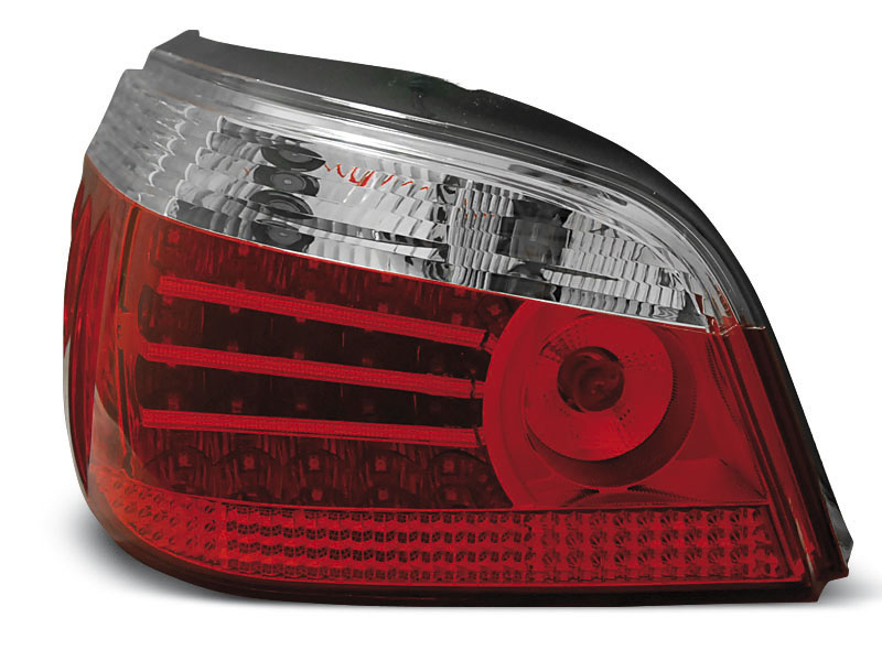 BMW E60 07.03-07 RED WHITE LED TAILLIGHTS