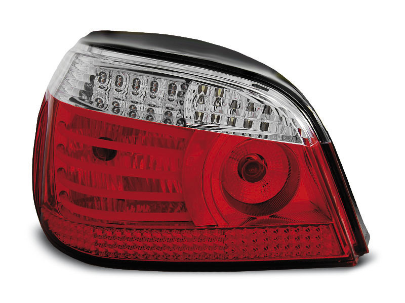 BMW E60 07.03-07 RED WHITE LED TAILLIGHTS
