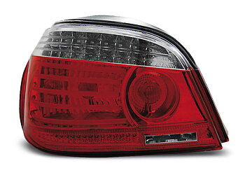 BMW E60 07.03-07 RÖD/VITA LED BAKLAMPOR