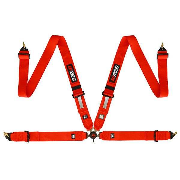 PACK 2 FIA RRS EVO 4-2.5KG 4 POINTS RED HARNESSES