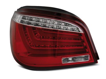 BMW E60 07.03-02.07 RED WHITE LED TAILLIGHTS BAR