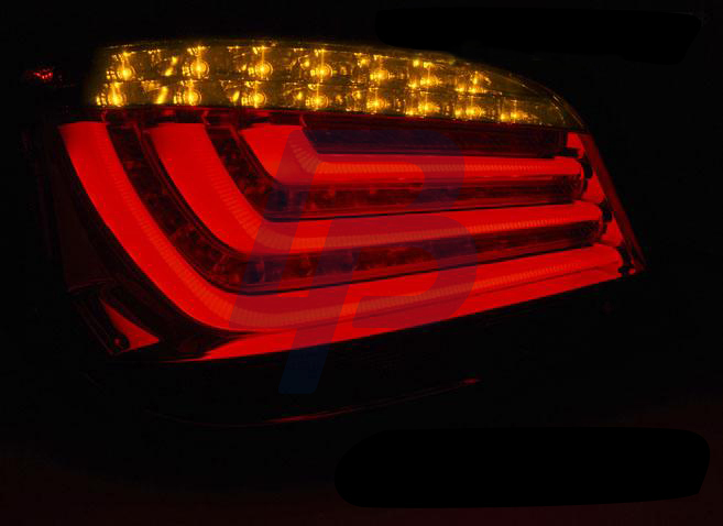 BMW E60 07.03-02.07 RED WHITE LED TAILLIGHTS BAR - 4