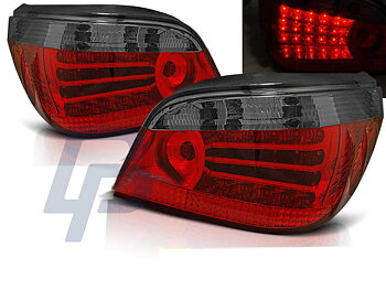 BMW E60 07.03-07 RED SMOKE LED TAILLIGHTS