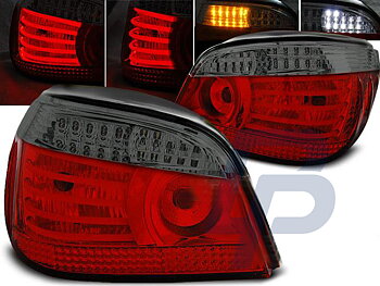 BMW E60 07.03-07 RED SMOKE LED TAILLIGHTS