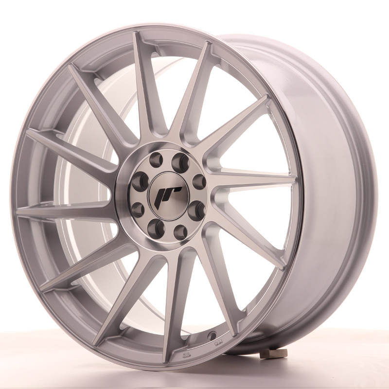 JAPAN RACING JR22 17X8 ET35 4X100/114 SILVER MACH