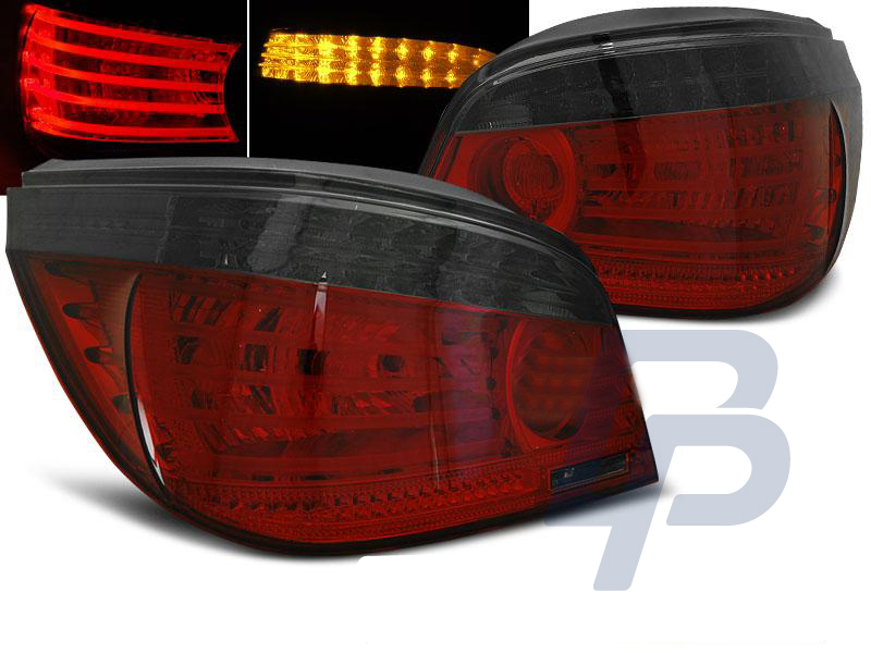 BMW E60 07.03-07 RED SMOKE LED TAILLIGHTS - 2